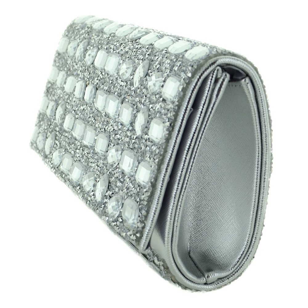 WOW! JEWELED SPECIAL OCCASION CLUTCH/EVENING BAG